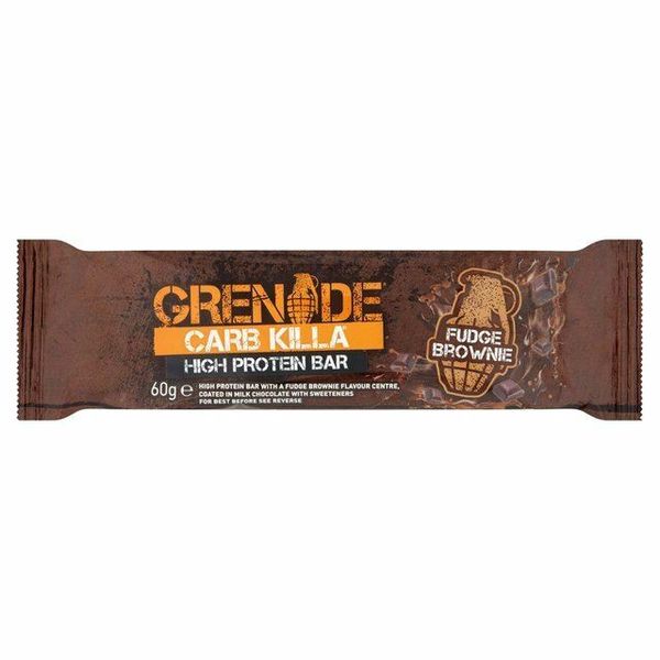 Grenade Carb Killa Protein Bar, Chocolate Fudge Brownie - 60g (0.13lbs)