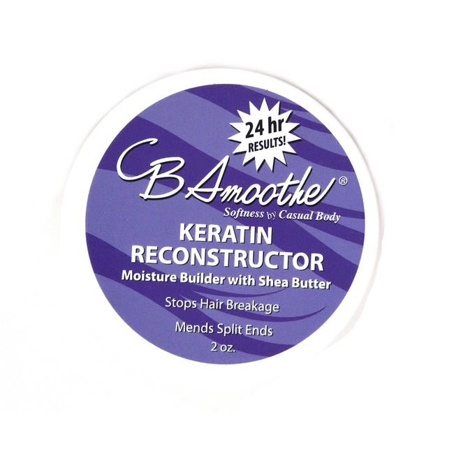 CB Smoothe Keratin Reconstructor Moisture Builder with Shea Butter 2 oz