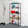 SHF-01442 Storage Shelving, 5-Tier, Black