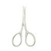 Yutoner Men Beard Scissors Stainless Steel Mustache Trimming Shear Kit Mustache Beard Scissors for Facial Body (Blue)