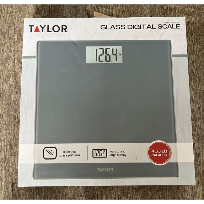 Taylor Digital 400 lb Capacity Bathroom Scale Glass