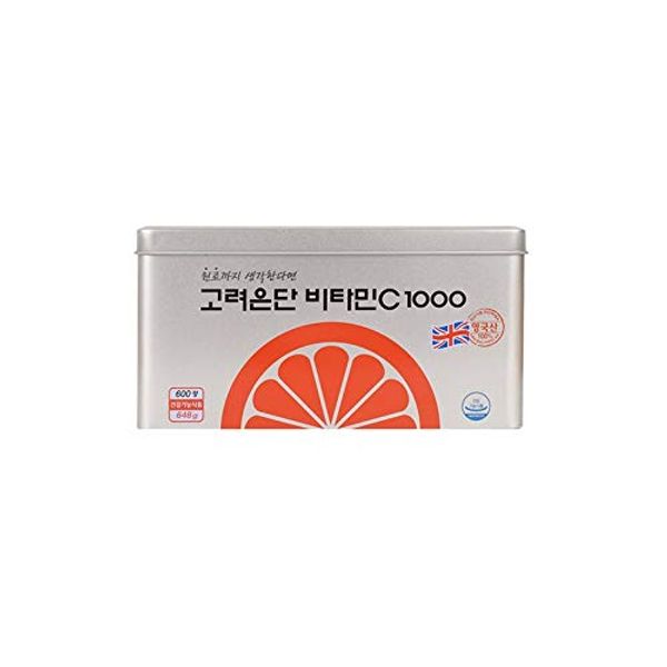 [Gift Included] KOREA EUNDAN Vitamin C 1000mg 600 Tablets (600 Days) 100% UK DSM Supplement/Vitamin C Biotin