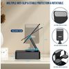 Cell Phone Stand with Wireless Bluetooth Speaker, LED, Anti-Slip Base HD Sound