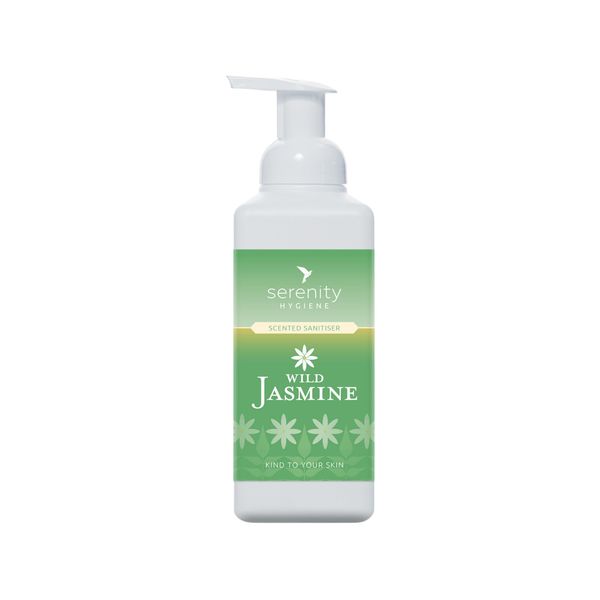 Hand Cleansing Sanitiser Foam, No Alcohol Foaming Hand Sanitizer Dispenser - Wild Jasmine - 500ml