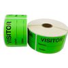 Visitor 3x2 Name Tag Identification Labels 500 Green Name Date Stickers 2 Rolls