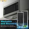 2Pack PVM9179DK3BB PVM9179DK3WW PVM9179DK4BB Microwave Charcoal Filter For GE