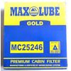 6 Pack MAX LUBE GOLD Carbon Filter MC25246 Premium Cabin Filter 