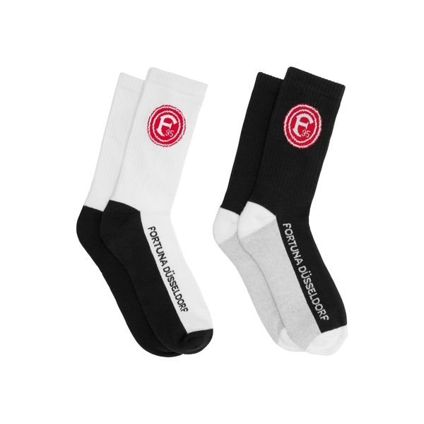 Fortuna Düsseldorf Sportsocken 2er-Set Gr. 43-46