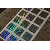2000 Bright Silver Hologram Tamper Evident High Security Labels Stickers (.5 Inch Square)