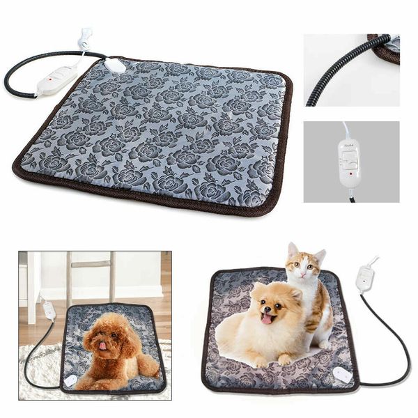 Waterproof Electric Heating Pad Heater Warmer Mat Bed Blanket For Pet Dog Cat US