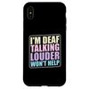 iPhone XS Max Deaf Pride | Hard Of Hearing | Sign Language Case