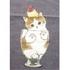 mofusand Moffsand Parfait Apron Side Buttons Nursery Character, navy