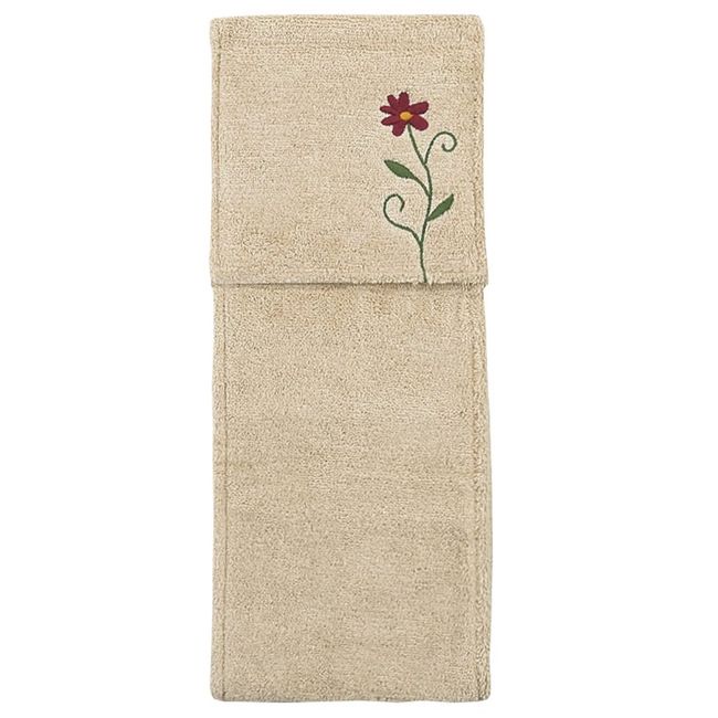 sybilla 63717 Flower Garden Paper Holder Cover, Beige