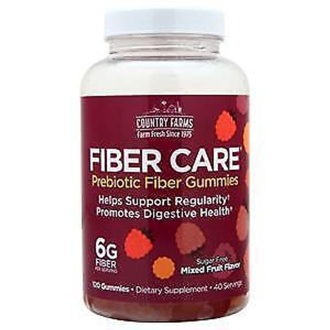 Country Farms Fiber Care - Prebiotic Fiber Gummies Mixed Fruit 120 gummy