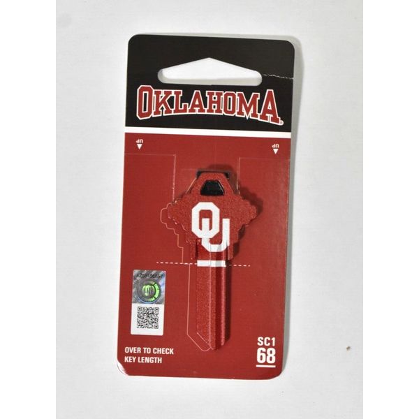 Hillman University of Oklahoma Sooners House Key Blank SC1 68 Red 89992