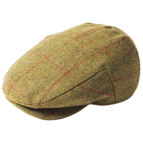Failsworth Millinery Waterproof Porelle Flat Cap in Pattern 554, Size: XL (61cm)