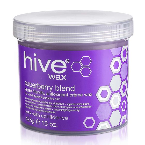 Hive Superberry Blend Antioxidant Cream Warm Wax, 425 g