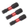 Sealey 3pc 25mm TRX-Star* T27 Impact Power Tool Bit Set - AK8219