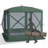 7'x7' Pop Up Camping Canopy Tent with Ventilating Mesh, Carry Bag
