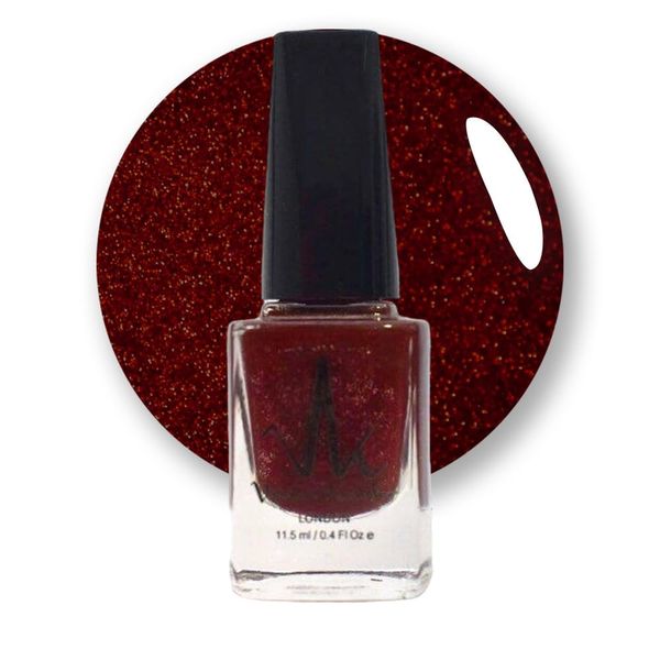 Vividly Red Classic Nail Polish Quick Drying Nail Varnish Long lasting No UV Need Vegan Nail Polish