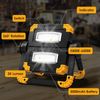 LED Work Light Rechargeable 2000 LM Portable Folding Magnetic COB Flashlight.