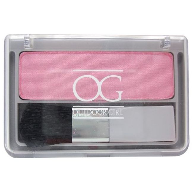 Outdoor Girl Powder Blusher With Brush (1 Orchid Dawn)