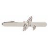 David Van Hagen Mens Spitfire Plane Tie Clip - Silver