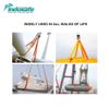 2 Pack 1x9ft Polyester Web Sling Twisted Eye Tow Lift Strap for Rigging Moving