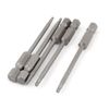sourcing map 1/4 Inch Shank 2mm Hex Head Magnetic Screwdriver Bits 5pcs
