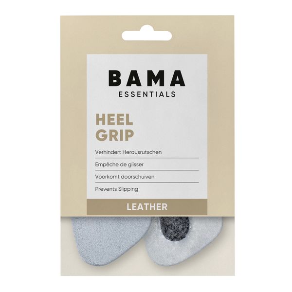 Bama Schuheinlage Heel Grip – Fersenhalter aus Leder, schützt vor Druckstellen & verhindert das Herausrutschen, aus Leder für Erwachsene, 1 Paar