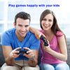 Hovlian 2 Pack PS2 Wired Controller,Double Shock Gamepad Compatible with PS2 Console(Clear Green and Clear Purple)