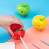 Emartbuy Table Pencil Sharpener School Office Home - Green Apple