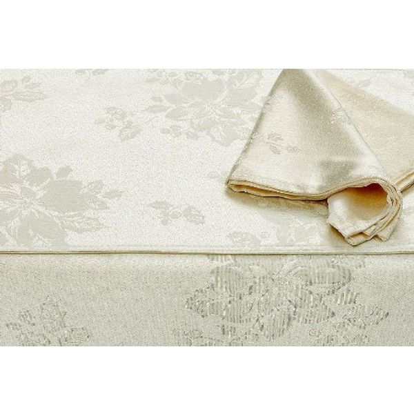 Homewear Dinner Party Noel Easy Care Table Runner 13" x 72", Ivory