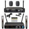 Boytone BT-102UM, UHF Wireless Dual HandHeld Microphone System/Digital Display