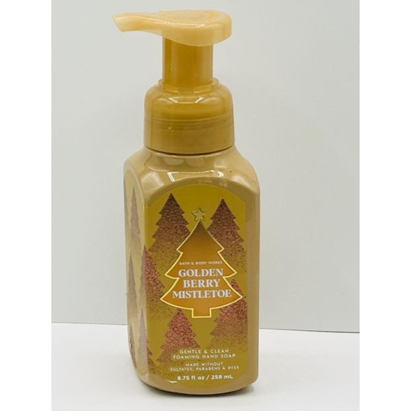 Golden Berry Mistletoe Gentle Foaming Hand Soap 8.75 Ounce Full Size Wash