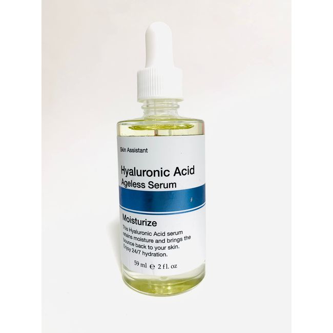 Skin Assistant Ageless Serum Hyaluronic Acid Moisturize Facial Serum, 2Fl Oz, No Box