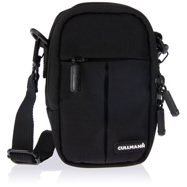 Cullmann - 90220 - MALAGA Compact 300 Camera bag for compact cameras, black - inside dimensions: 70x110x40mm - water-repellent due to 450D rip-stop polyester PU coating