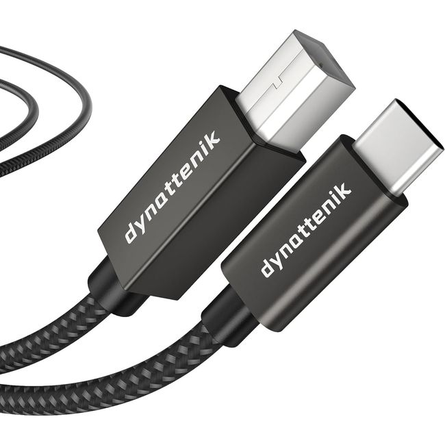 dynattenik 1,5m USB-C auf B MIDI Interface Konverter Kabel für MIDI Controller/E-Piano Keyboards