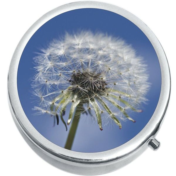 Dandelion Flower Seeds  Medicine Vitamin Pill Box