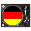 GERMANY FLAG - DJ SLIPMAT 1200's or any turntable, record player