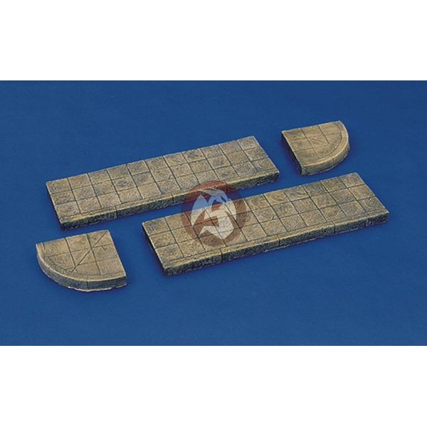 Royal Model 1/35 Sidewalk Sections (14.2 x 3.6cm) [Plaster Diorama Access.] 073