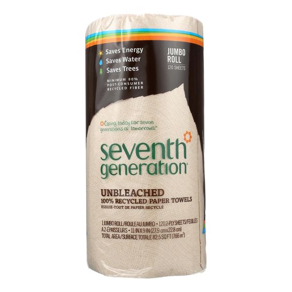 Seventh Generation Nat Paper Towels, 120 Cnt, 120-Count (Pack of 30) ( Value Bulk Multi-pack)