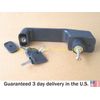 JCB BACKHOE - DOOR HANDLE WITH 2 KEYS (PART NUMBER 123/06547 701/45501)