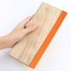 Caydo 9.4 inch Screen Printing Squeegee, 75 Durometer Wooden 4.3 inch Wide