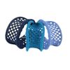 Di Prima Blues Combo Mesh Elastic, Indigo/Aqua/Smoke