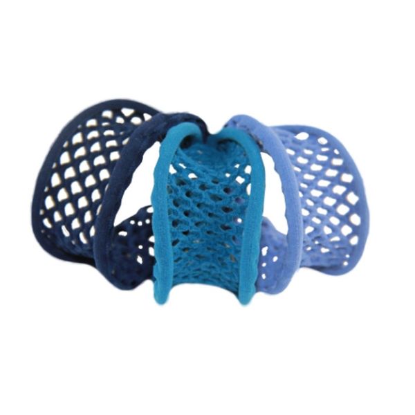Di Prima Blues Combo Mesh Elastic, Indigo/Aqua/Smoke