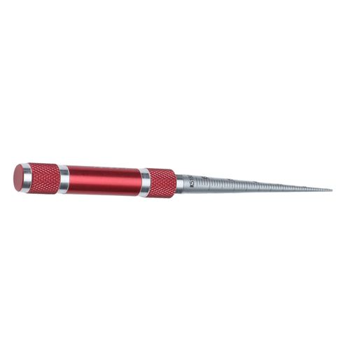 Stainless Steel Aperture Tapered Hole Ruler Inner Hole Diameter Measuring Tool 1-6.5mm