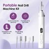 5 in 1 Electric Nail Sander Grinding Pen Machine File Drill Polishing Tools Set