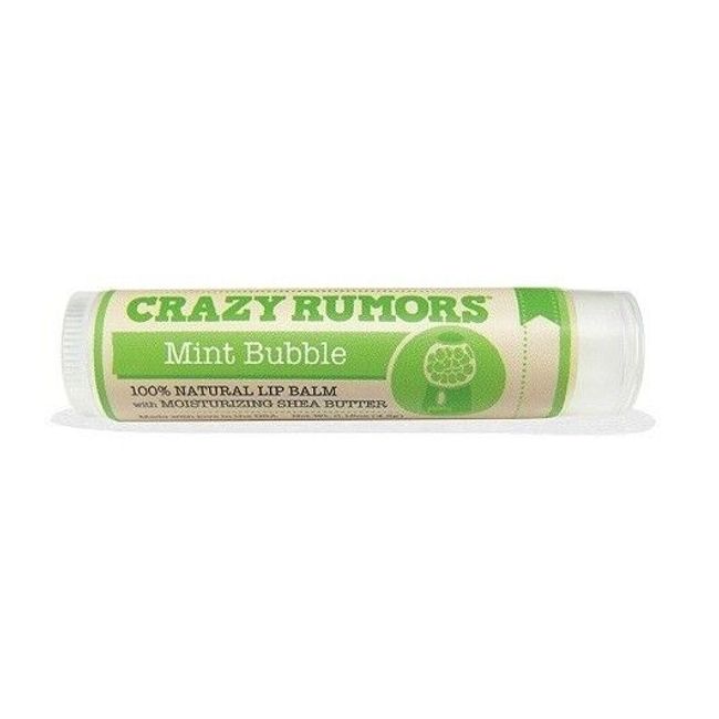 Crazy Rumors - Mint Bubble 100% Natural & Vegan, Organic Lip Balm