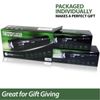 Tactical Flashlight 5 Modes LED 18650 Zoom Light Best Gift for Men - 2 PACK